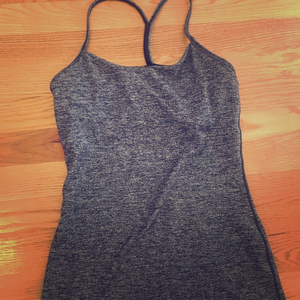 Lululemon power Y tank with built in bra